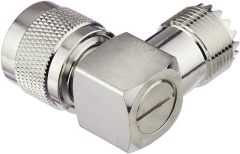 BINGFU Radio Frequency Male to Female Adapter, 2-Pack, 50 Ohm