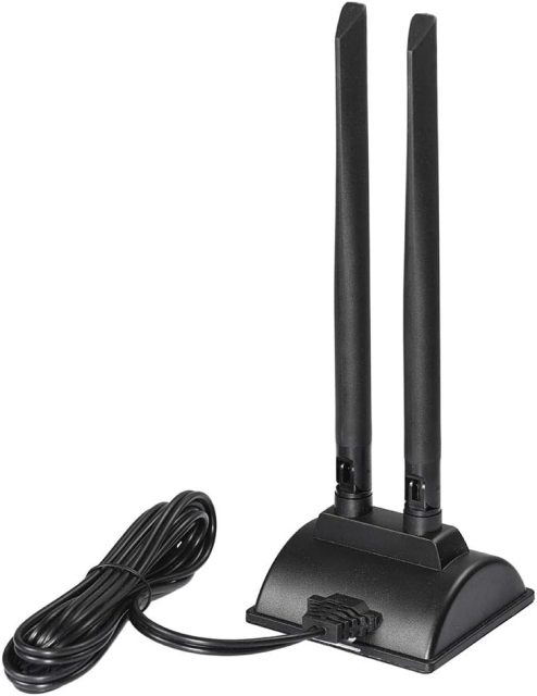 Bingfu 4G LTE Antenna 6dBi Magnetic Base MIMO TS9 Antenna Compatible with Verizon AT&T T-Mobile Sprint 4G LTE Mobile Hotspot MiFi Router Cellular Mobile Broadband Modem USB Modem Dongle Adapter