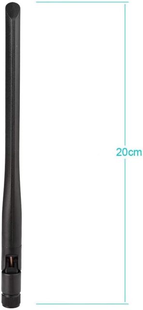 Bingfu 4G LTE 7dBi SMA Male Antenna 2-Pack Compatible with 4G LTE Wireless CPE Router Hotspot Cellular Gateway Trail Camera Game Camera Outdoor Security Camera Cellular