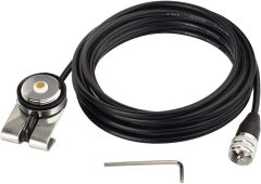 Bingfu Vehicle Mobile Radio Antenna NMO Mount Fix Bracket Lip Mount with 5m 16.5 feet RG58 Cable UHF PL259 Male Connector for Car Truck Amateur Radio Ham Radio Mobile Radio Antenna