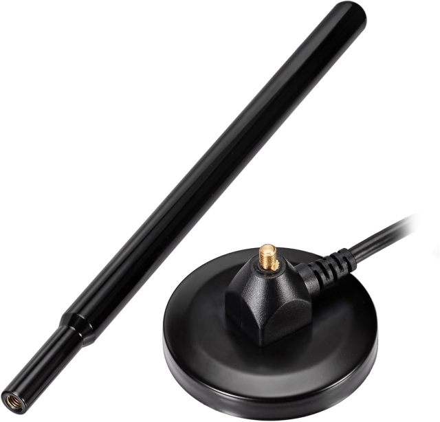 Bingfu 4G LTE Cellular MIMO Magnetic Base SMA 3dBi Antenna Compatible with 4G LTE Wireless CPE Router Cellular Gateway Industrial IoT Router Modem Trail Game Cam Cell Phone Security Camera