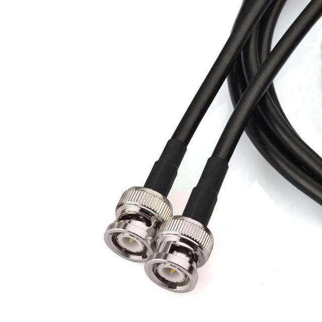 Bingfu BNC Male to BNC Male RG58 Coaxial Jumper Cable 60cm 2 feet for Wireless Microphone System Receiver CB Radio Ham Radio Amateur Mobile Radio Police Scanner Oscilloscope Signal Function Generator
