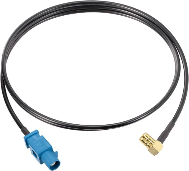 Bingfu Vehicle Car Truck SUV Satellite Radio Antenna Adapter Converter Cable, 3.28ft Fakra Z Male to SMB Plug Coaxial Pigtail Cable for Car Sirius XM Satellite Radio Stereo Receiver Tuner