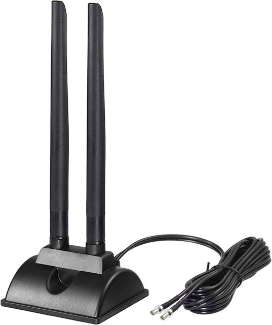 Bingfu 4G LTE Antenna 6dBi Magnetic Base MIMO TS9 Antenna Compatible with Verizon AT&T T-Mobile Sprint 4G LTE Mobile Hotspot MiFi Router Cellular Mobile Broadband Modem USB Modem Dongle Adapter