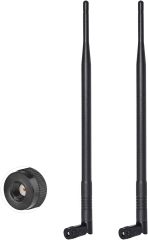 Bingfu RP-SMA Cellular 4G LTE Trail Camera Antenna 7dBi (2-Pack) Compatible with 4G LTE Cellular Trail Camera Game Camera Wildlife Hunting Camera Outdoor Mobile Security Camera