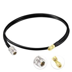 BINGFU N Female to RP-SMA Male Pure Copper Low Loss Coaxial Cable 3.28ft Compatible with 4G WiFi Cellular LTE Amplifier Extender Transceivers Phone Signal Booster Lora Surge Arrester Cables