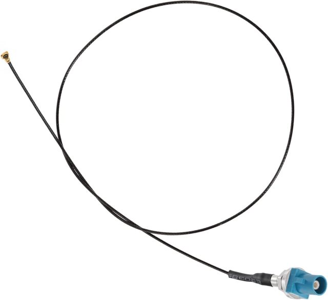 BINGFU Fakra Z Male Bulkhead O-Ring to MHF4 IPX/U.FL Female Pigtail Cable Adapter 11.8inch Compatible with Automotive GPS Receivers Bluetooth Wi-Fi Modules