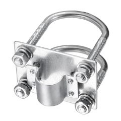 BINGFU Lora Antenna Fixed Bracket Anti-Corrosion Pole Mount U-Bolt Clamp for Helium Miner Fiberglass Antennas