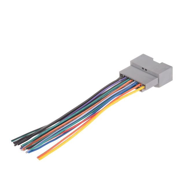 Bingfu Radio Wiring Harness for Select 2007-2021 Jeep Grand Cherokee Compass Chrysler Town Country Dodge KIA Ram Hyundai Vehicle Aftermarket Car Stereo Wire Adapter DB12 - Upgraded 22 Pin 20 Wires