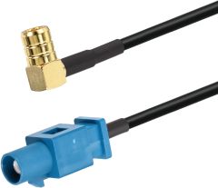 Bingfu Vehicle Car Truck SUV Satellite Radio Antenna Adapter Converter Cable, 3.28ft Fakra Z Male to SMB Plug Coaxial Pigtail Cable for Car Sirius XM Satellite Radio Stereo Receiver Tuner