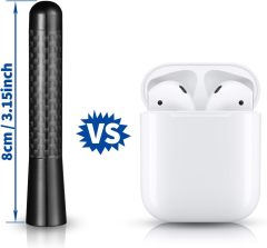 Bingfu Mini Car Antenna Roof Mount 3.2 inch Carbon Fiber Car Antenna Replacement Compatible with Toyota Honda Chevrolet Nissan Ford Jeep Subaru GMC