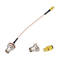 BINGFU MCX Male to BNC Female 5.9inch Pigtail RG316 Coaxial Jumper Cable Adapter Compatible with Newsky TV28T RTL-SDR Dongles DS203 OSC DS0201 DSO Quad Oscilloscope