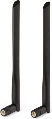 Bingfu 4G LTE 7dBi SMA Male Antenna 2-Pack Compatible with 4G LTE Wireless CPE Router Hotspot Cellular Gateway Trail Camera Game Camera Outdoor Security Camera Cellular