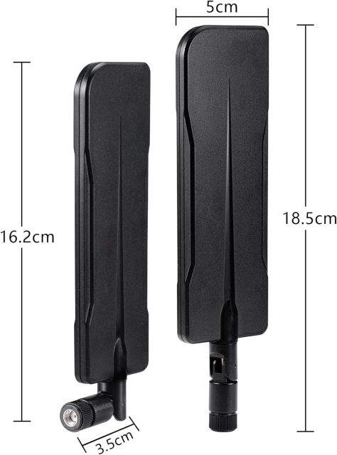 Bingfu Trail Camera 4g LTE 8dBi Cellular Antenna (RP-SMA Male)(2-Pack) Compatible with Game Camera Cellular Modem Wildlife Hunting Camera Outdoor Mobile Security Camera