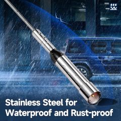 Bingfu Vehicle Mobile Ham Radio High Gain Antenna Dual Band VHF UHF 136-174MHz 400-470MHz Amateur Radio Anti-Rust Antennas for Car Truck Ham Radio Two Way Radio Marine VHF Radio