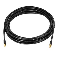 BINGFU WiFi Antenna Extension Coaxial Cable 20ft RP-SMA Male to RP-SMA Female Bulkhead Mount Double Shielded Low Loss ALSR240 Cable for WiFi Wireless Router Hotspot Security IP Camera