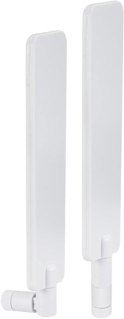 Bingfu 4G LTE Antenna 9dBi SMA Male Cellular White Antenna (2-Pack) Compatible with 4G LTE Wireless CPE Router Hotspot Cellular Gateway Industrial IoT Router Trail Game Camera Outdoor Security Camera