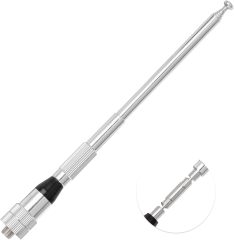 Bingfu Dual Band VHF UHF Ham Radio Antenna Handheld Amateur 136-174 400-470 MHz 5 Section Telescopic High Gain Antennas for  Wouxun Baofeng BF-F8HP UV-5R UV-82 BF-888S