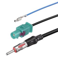 Bingfu Car Antenna Adapter for Select 00-19 Charger Durango Fiat 500 Ram Volkswagen VW Vehicles Aftermarket Stereo Radio Installation - Retain Factory Antenna Adaptor Cable ZD81