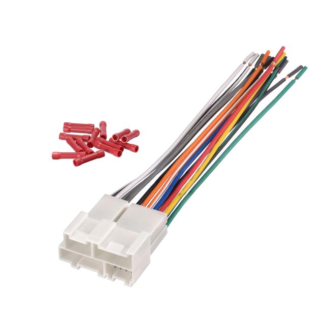 Bingfu Radio Wiring Harness for Select 86-03 Buick Cadillac Oldsmobile Pontiac Saturn Isuzu Vehicle Car Stereo Wire Harnesses 21Pin XA62