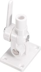 Bingfu VHF Marine GPS Antenna Mounting Kit Dual-axis Heavy-Duty Adjustable Base Fixed Mount Bracket for Boat