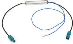 Bingfu Car Antenna Amplifier Car Stereo FM AM Radio Antenna Signal Booster Fakra Z Female to Male Car Antenna Adapter for Volkswagen Audi VW Skoda BMW Vehicle Car Audio Radio Stereo Head Unit Receiver