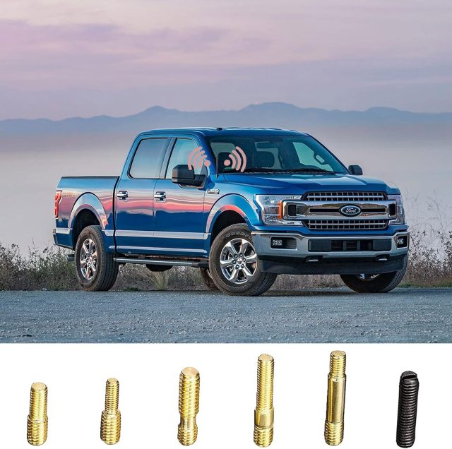 Bingfu Vehicle Roof Mount Antenna Mast 4.7 inch Carbon Fiber Car Antenna Replacement for Ford Dodge Toyota Honda Chevrolet Nissan Jeep Subaru GMC