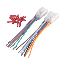 Bingfu Wire Harness for Select 89-20 Lexus Scion Subaru Geo Pontiac Car Stereo Radio Wire Harnesses XB82 Aftermarket Stereo Installation