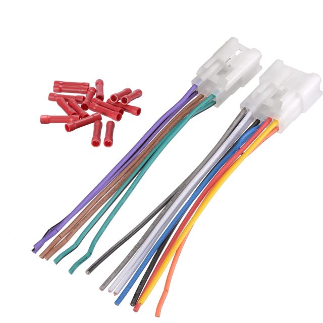 Bingfu Wire Harness for Select 89-20 Lexus Scion Subaru Geo Pontiac Car Stereo Radio Wire Harnesses XB82 Aftermarket Stereo Installation