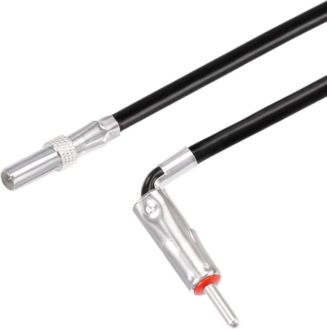 Bingfu Car Antenna Adapter for Select Chrysler Dodge Jeep Ford GM 2002-Up Aftermarket Stereo Radio Installation - Retain Factory Antenna ZA12