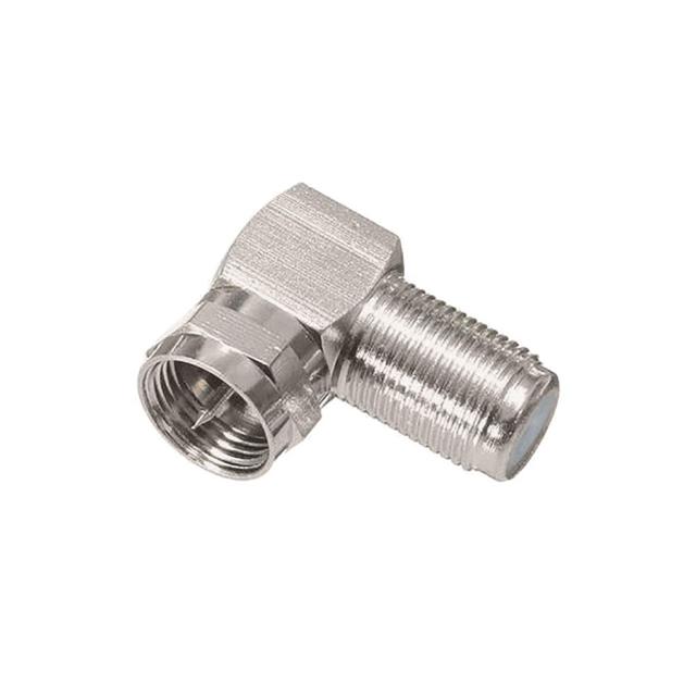 Bingfu F Type Male to Female Right Angle RG6 Coaxial Cable Connector Adapter (5-Pack) for Television TV Antenna CATV Digital Vedio Audio Coax Extension Cable