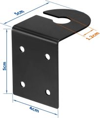 Bingfu 5dBi SMA Male Antenna Outdoor Fixed Bracket Wall Mount Waterproof Garage Door Gate Opener Antenna SMA/RP-SMA Antenna Extender