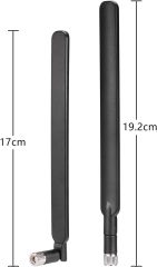 Bingfu SMA Male 4g LTE Antenna 6dBi (2-Pack) Compatible with Verizon AT&T T-Mobile Sprint 4G LTE Wireless Router CPE Hotspot IoT Gateway Modem Cellular Trail Camera