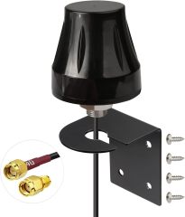 Bingfu 5dBi SMA Male Antenna Outdoor Fixed Bracket Wall Mount Waterproof Garage Door Gate Opener Antenna SMA/RP-SMA Antenna Extender