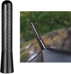 Bingfu Mini Car Antenna Roof Mount 3.2 inch Carbon Fiber Car Antenna Replacement Compatible with Toyota Honda Chevrolet Nissan Ford Jeep Subaru GMC