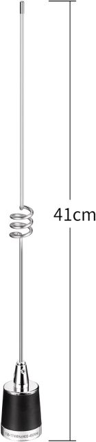 Bingfu Dual Band VHF UHF 136-174MHz 400-470MHz Mobile Radio NMO Antenna with 3.54inch Diameter Magnetic Base for Car Truck Ham Radio Amateur Radio Mobile Radio Two Way Radio Marine VHF Radio