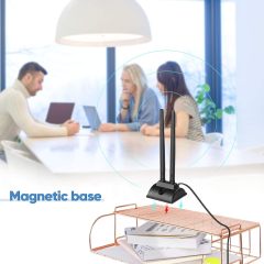 Bingfu 4G LTE Antenna Magnetic Base 6dBi 4G LTE MIMO SMA Male Antenna Compatible with 4G LTE Wireless CPE Router Cellular Gateway Industrial IoT Router MiFi Mobile Hotspot Modem USB Dongle Adapter