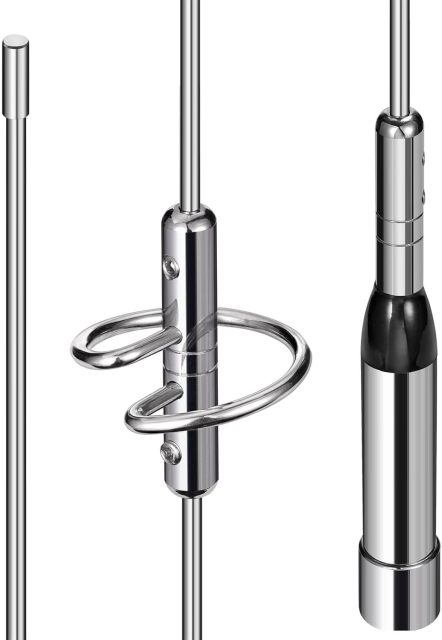 Bingfu Vehicle Mobile Ham Radio High Gain Antenna Dual Band VHF UHF 136-174MHz 400-470MHz Amateur Radio Anti-Rust Antennas for Car Truck Ham Radio Two Way Radio Marine VHF Radio