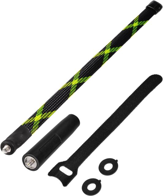 Bingfu Dual Band VHF UHF 136-520MHz 18.7 inch Foldable Camouflage CS Tactical SMA Female Ham Radio Antenna for BaoFeng UV-5R UV-82 BF-F8HP  Wouxun HYT Handheld Two Way Radio Walkie Talkie