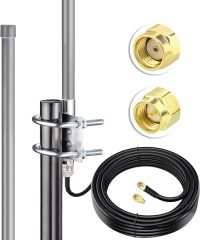 Bingfu 43.3inch 8dBi 915MHz Helium HNT Lora Antenna - 10ft ALSR240 Low Loss Cable - Compatible with Nebra Bobcat 300 Cal-Chip RAK V2 Syncrobit SenseCAP M1 Helium HNT Miner Hotspot LoraWan Gateway