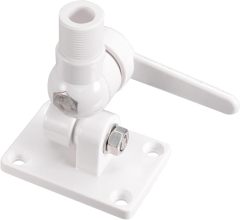 Bingfu VHF Marine GPS Antenna Mounting Kit Dual-axis Heavy-Duty Adjustable Base Fixed Mount Bracket for Boat