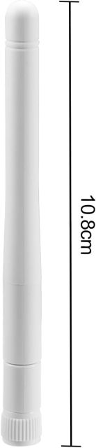 Bingfu External WiFi Antenna RP-SMA 2.4GHz 5GHz 5.8GHz 3dBi Dual Band Wireless Antennas Replacement for WiFi Router Security IP Camera Access Point USB WiFi Adapter Antennae