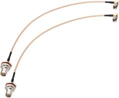 BINGFU DIN 1.0/2.3 Male Right Angle to BNC Female 75 Ohm SDI Cable 12 inch 2 -Pack for HD SDI 3G SDI Vedio Recorder Camera Monitor Audio Gateway Hub Broadcast Router Frame Synchronizer Sync Converter