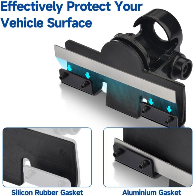 Bingfu Mobile Ham Radio High Gain Antenna Dual Band VHF UHF 136-174MHz 400-470MHz Anti-Rust Antennas with Lip Mount Fixed Bracket 16.4 ft Cable for Car Truck Amateur Two Way Radio Marine VHF Radio