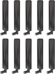 Bingfu 4G LTE Antenna 9dBi SMA Male Cellular Antenna (10-Pack) Compatible with 4G LTE Wireless CPE Router Hotspot Cellular Gateway Industrial IoT Router Trail Game Camera Outdoor Security Camera
