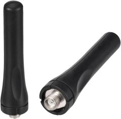 Bingfu Ham Radio 435 MHz UHF Antenna 2-Pack Two Way Radio Walkie Talkie Short Soft Whip Rubber Antenna 2.28inch for  Wouxun Baofeng BF-F8HP UV-5R UV-82 BF-888S