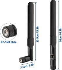 Bingfu 4G LTE Cellular Trail Camera Antenna 8dBi RP-SMA Male Antenna (10-Pack) Compatible with Spypoint Link Micro Solar EVO Link S Dark Wildlife Hunting Game Cam Outdoor Mobile Security Camera
