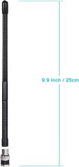 Bingfu CB Antenna 27MHz CB Radio Antenna BNC Male Connector Soft Whip CB Antenna Compatible with Cobra Midland Uniden Maxon Radio Shack Portable Handheld CB Radio Mobile Radio Police Radio Scanner