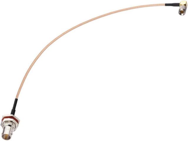 BINGFU DIN 1.0/2.3 Male Right Angle to BNC Female 75 Ohm SDI Cable 12 inch 2 -Pack for HD SDI 3G SDI Vedio Recorder Camera Monitor Audio Gateway Hub Broadcast Router Frame Synchronizer Sync Converter