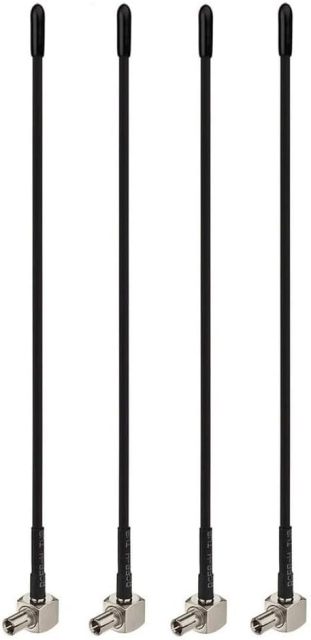 Bingfu 4G LTE Antenna Mini Soft Whip TS9 Antenna (4-Pack) Compatible with Verizon AT&T T-Mobile Sprint 4G LTE Mobile Hotspot MiFi Router Cellular Mobile Broadband Modem USB Modem Dongle Adapter